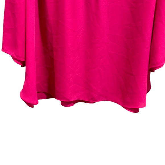 Curves 360 NYDJ Sz 22 Curves 360, Bright Pink Tunic Blouse - Picture 4 of 8